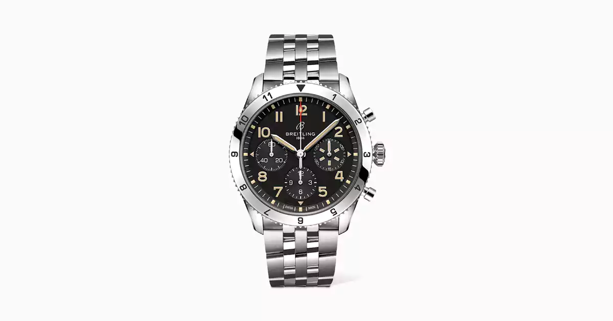 مراجعة ساعة Breitling Mustang P-51 Classic AVI Chronograph للرجال